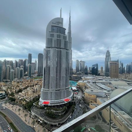 Burj Khalifa View, 3 Bedroom Apartment In Boulevard Point, Connected To Dubai Mall Exterior photo